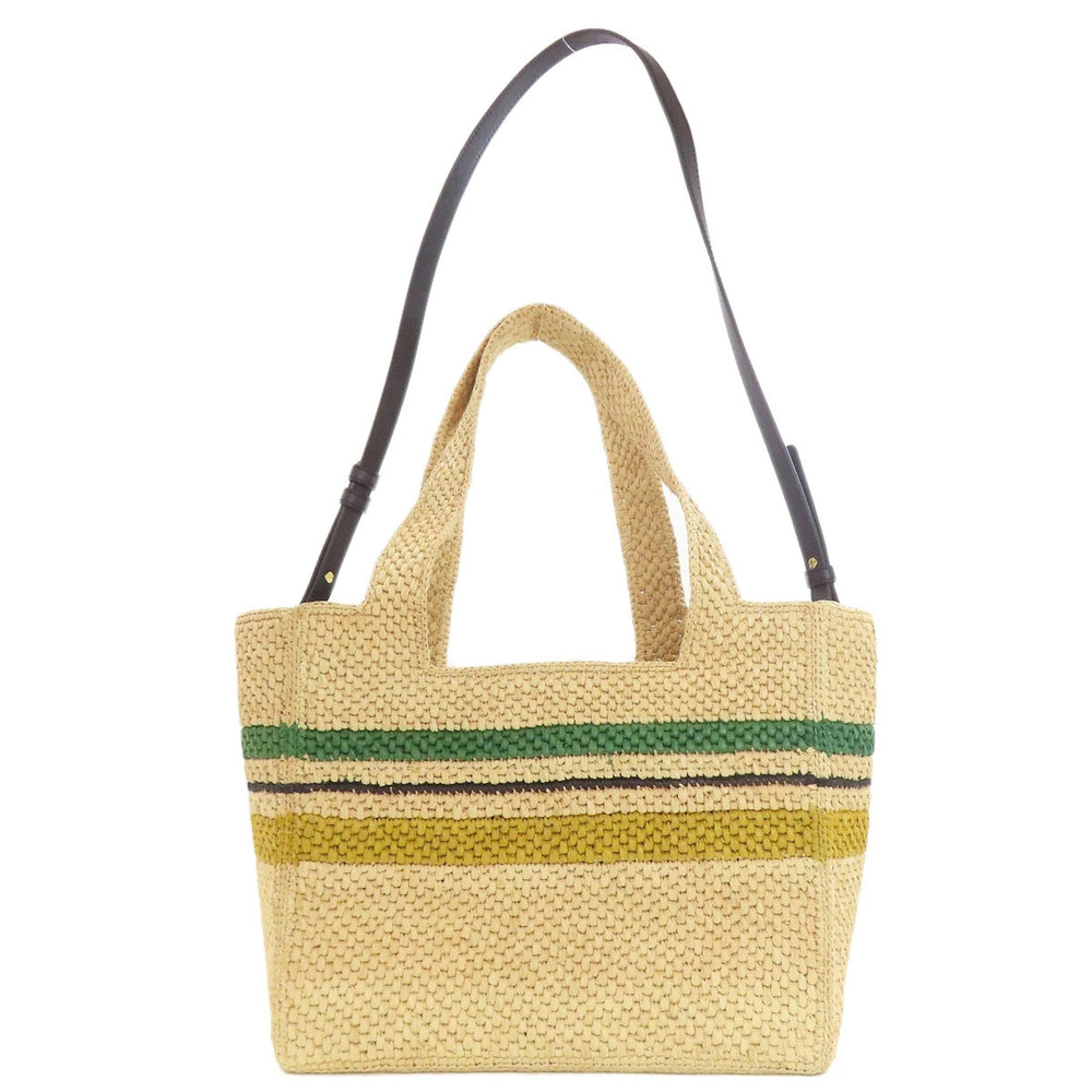 Loewe Tote Handbag Raffia Font